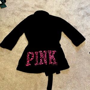 PINK black and pink robe